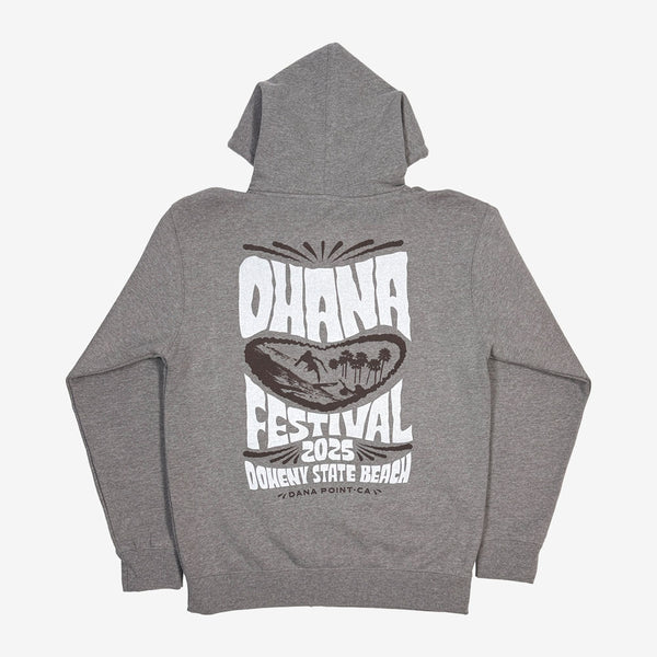 【ohana】 Ohana Festival - Psychedelic Zipper Sweatshirt | Official TSURT Merch