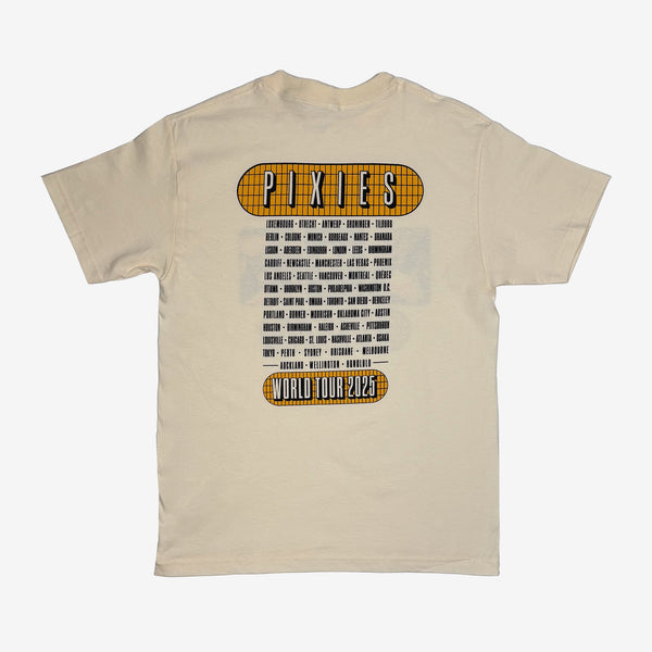 PIXIES 86 TOUR 26 Tシャツ イエロー Lサイズ Pixies - Un Chien Andalou Tour Tee | Official TSURT Merch