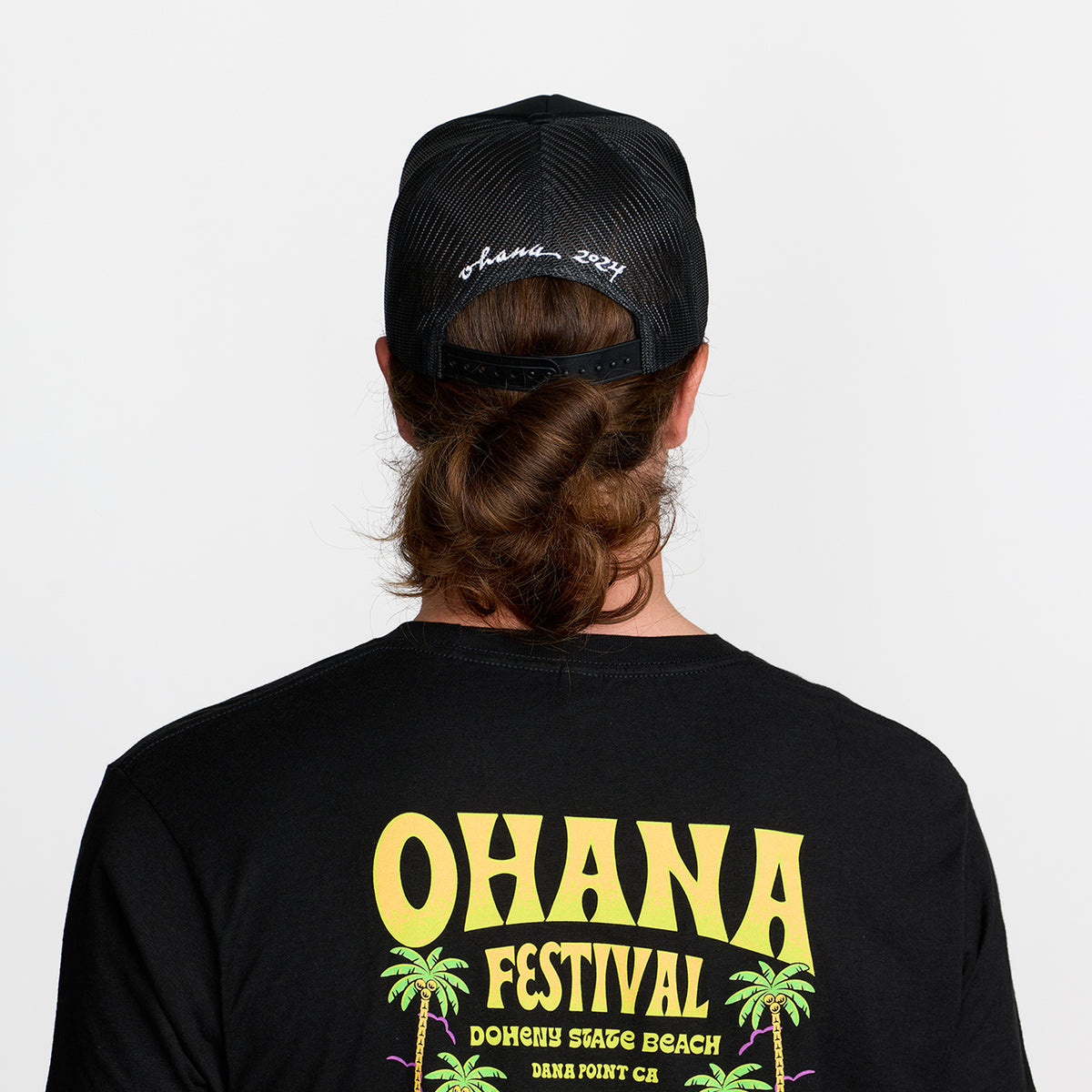 Ohana Festival Target Trucker Hat back on model; official Ohana Festival merch by TSURT