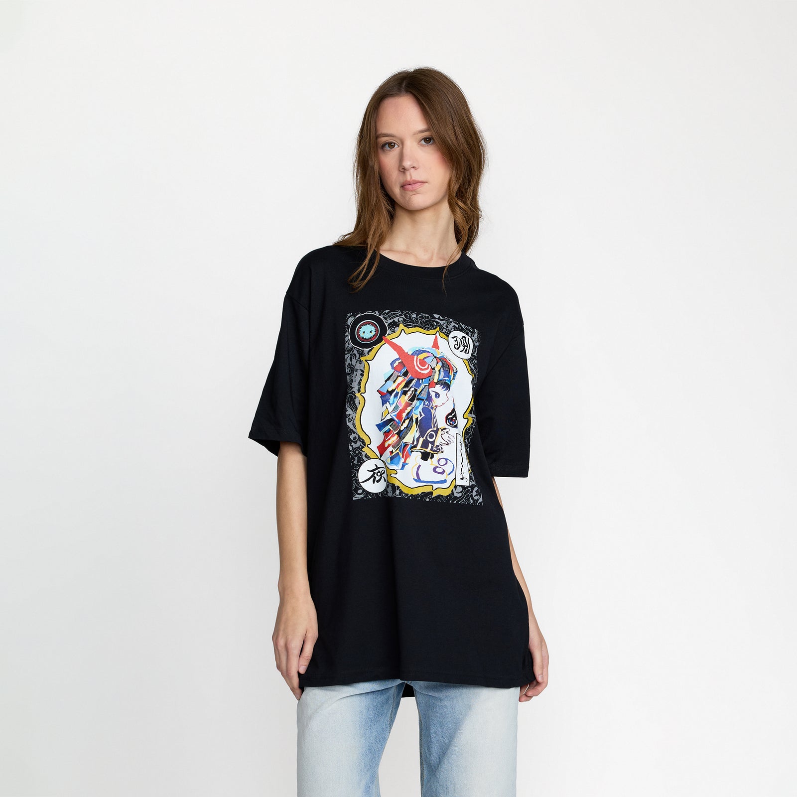 Kikuo Oriental Tee Black - Front official band merch by TSURT