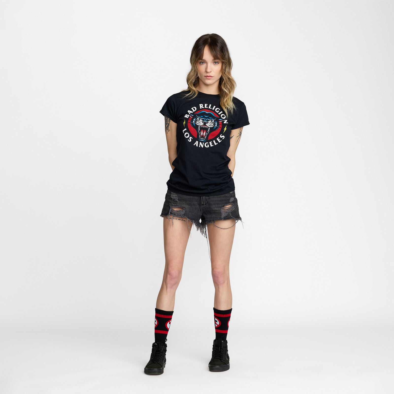Bad Religion Lightning Cougar Women's Tee - TSURT
