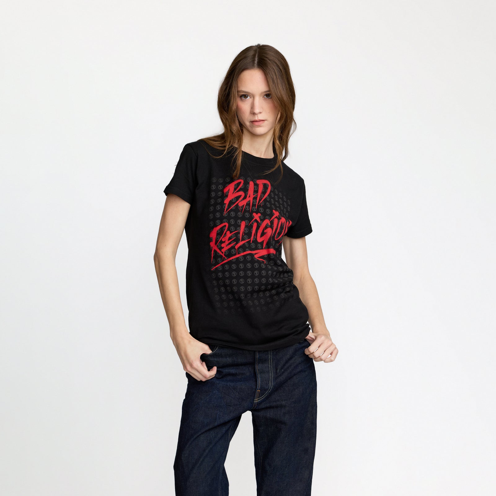 Bad Religion Tagged Women's Tee black
