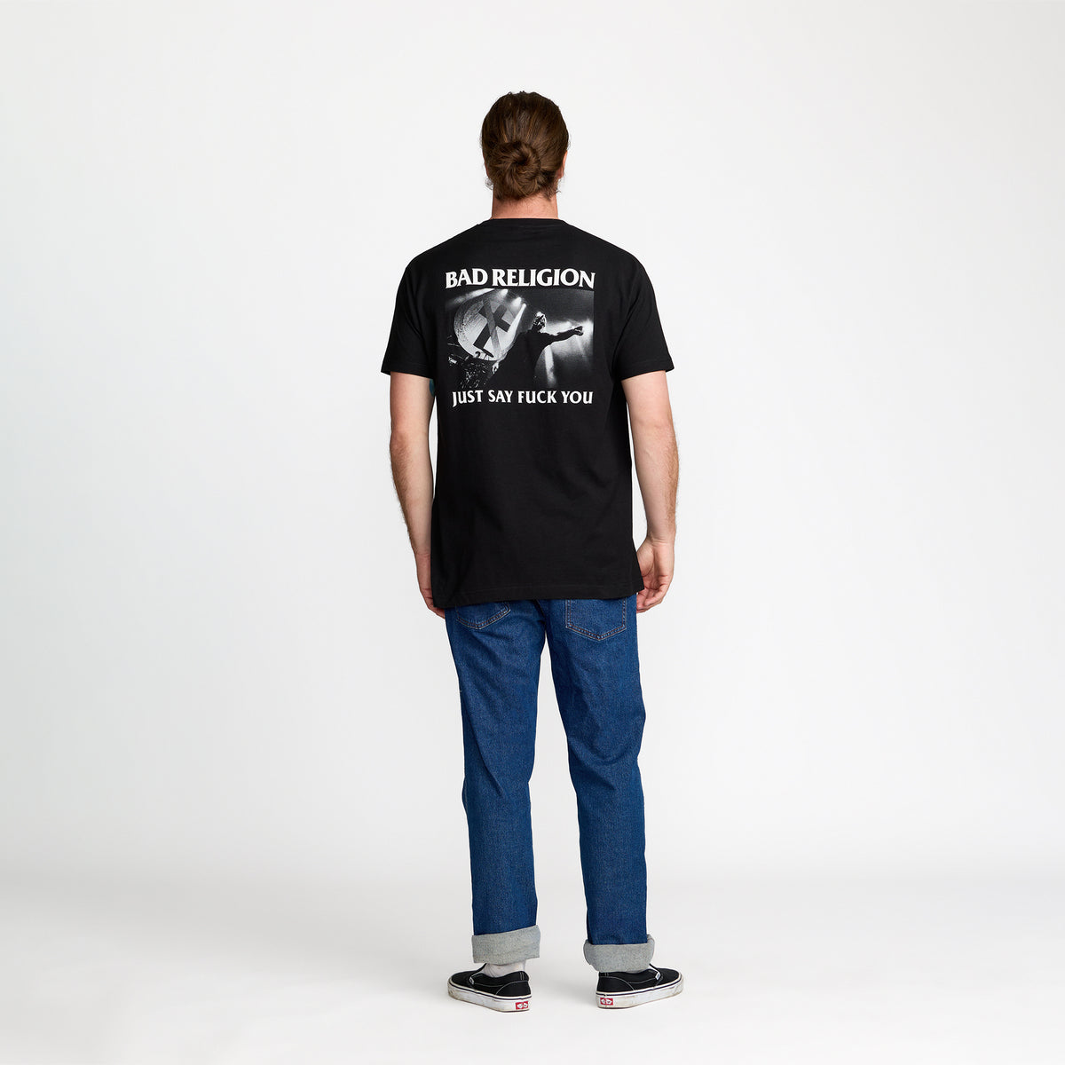 Bad Religion Another Hardcore Tee  back print; official Bad Religion merch by TSURT