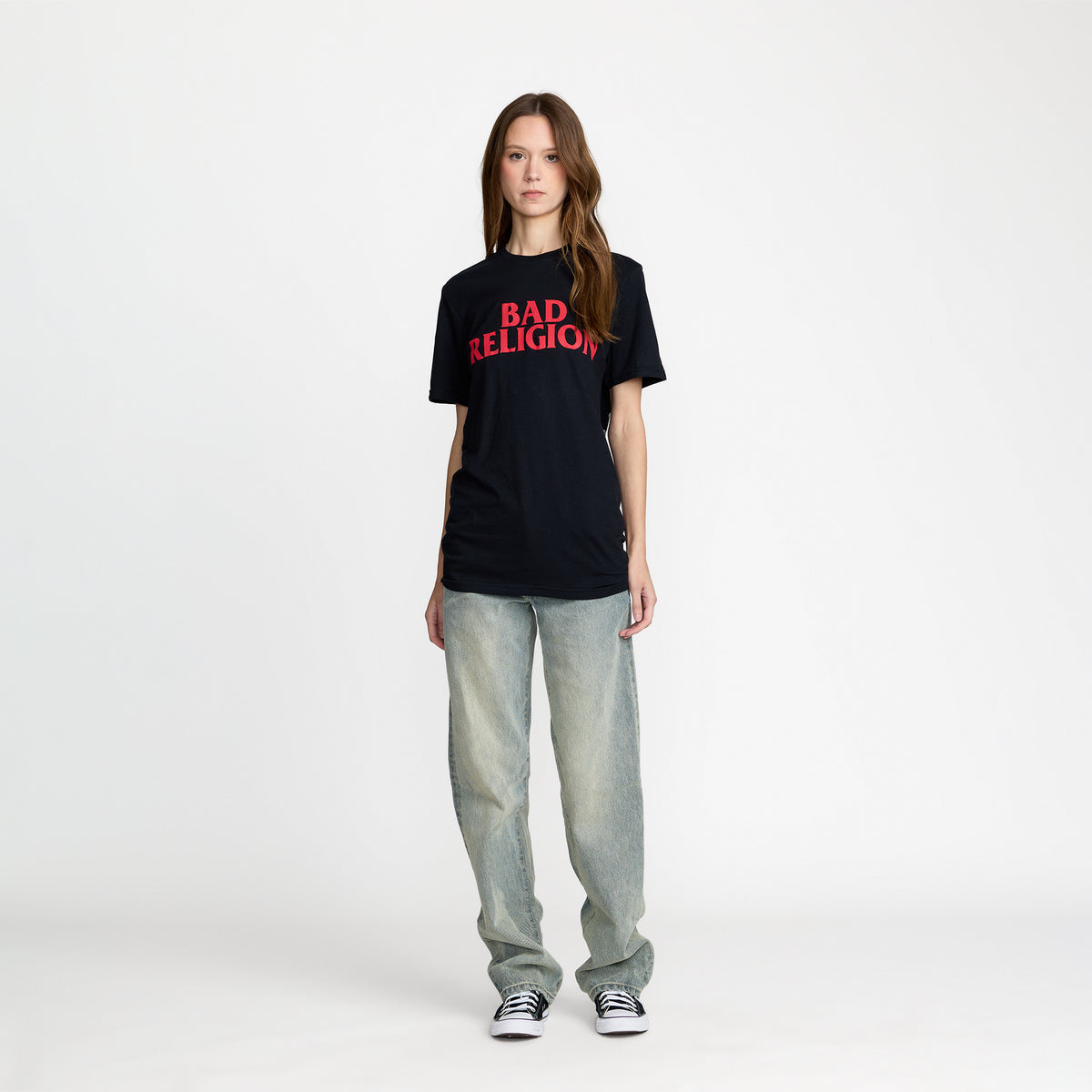 Bad Religion Text Tour 2024 Tee front print; official Bad Religion merch by TSURT