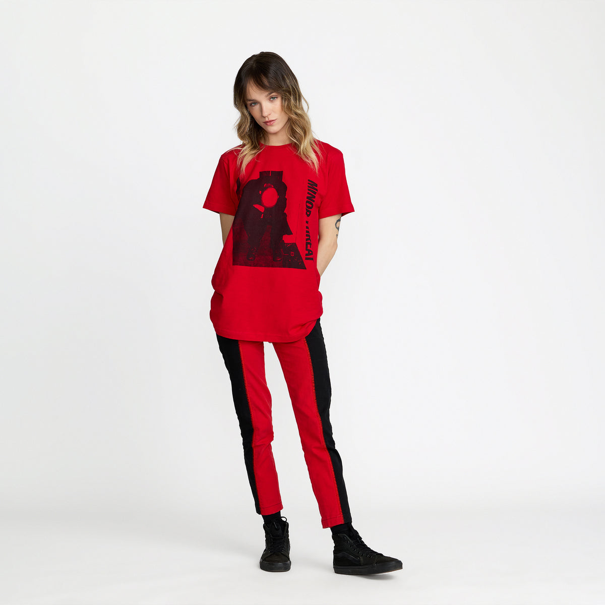 Official Minor Threat LP Tee front print; official band merch by TSURT