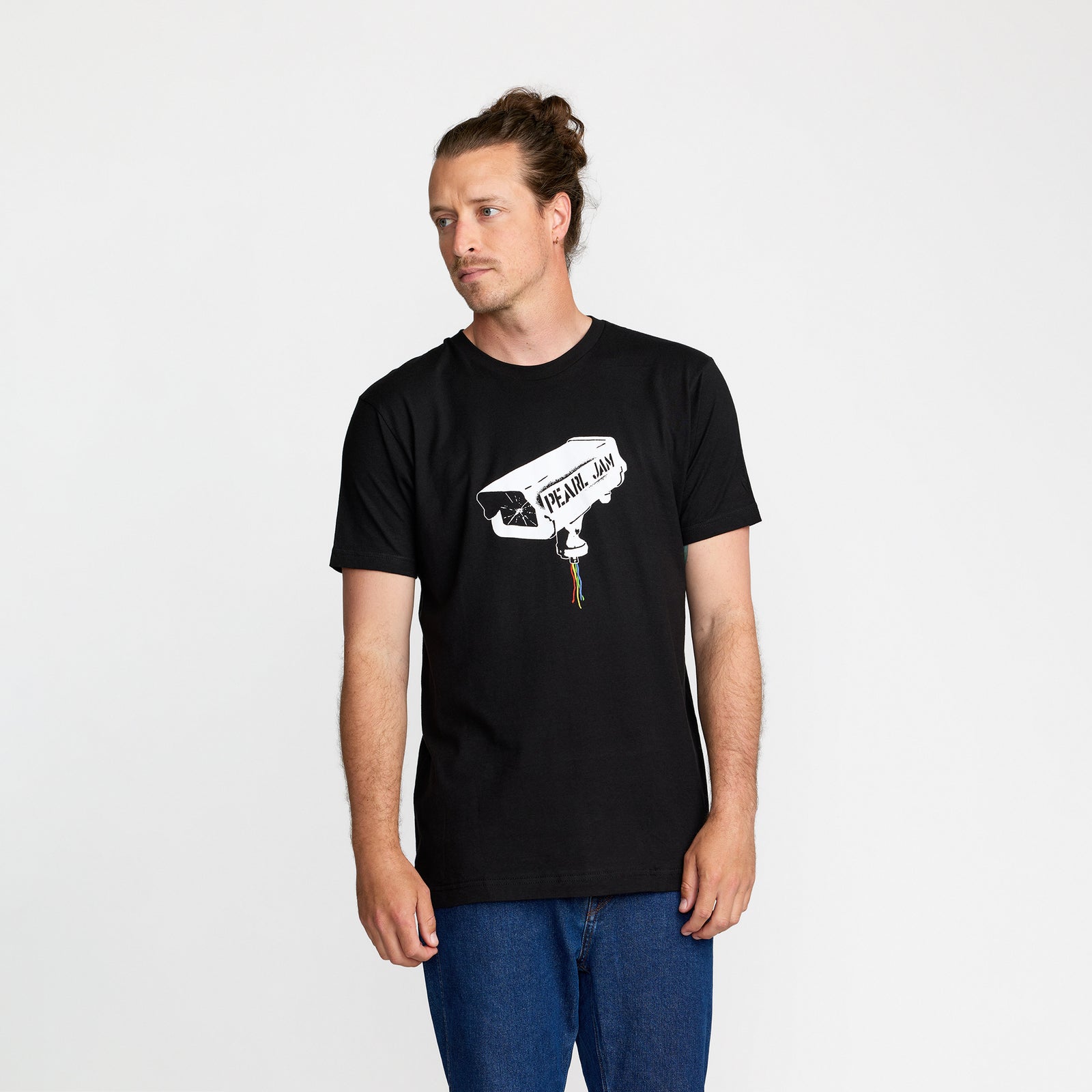 Pearl Jam Surveillance Tee Black