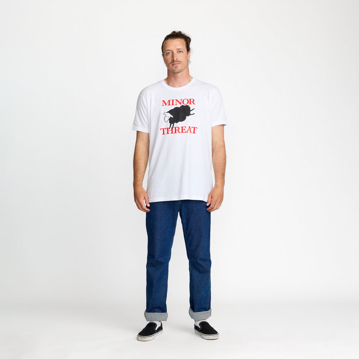 Minor Threat Black Sheep Tee front print official band merch by TSURT