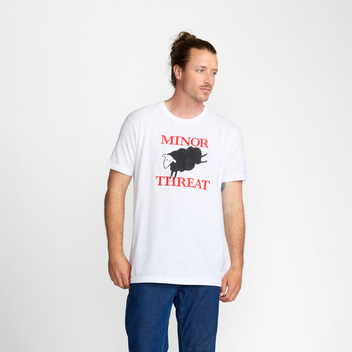 Minor Threat Black Sheep Tee front print official band merch by TSURT