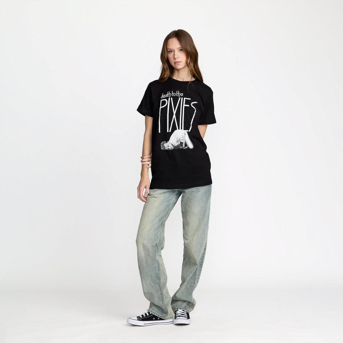 Pixies Death to the Pixies Tee front print; official Pixies merch by TSURT