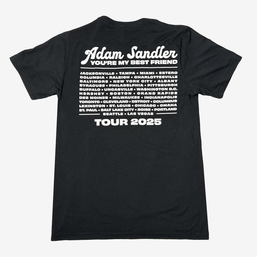 Adam Sandler Bagel Tee Black