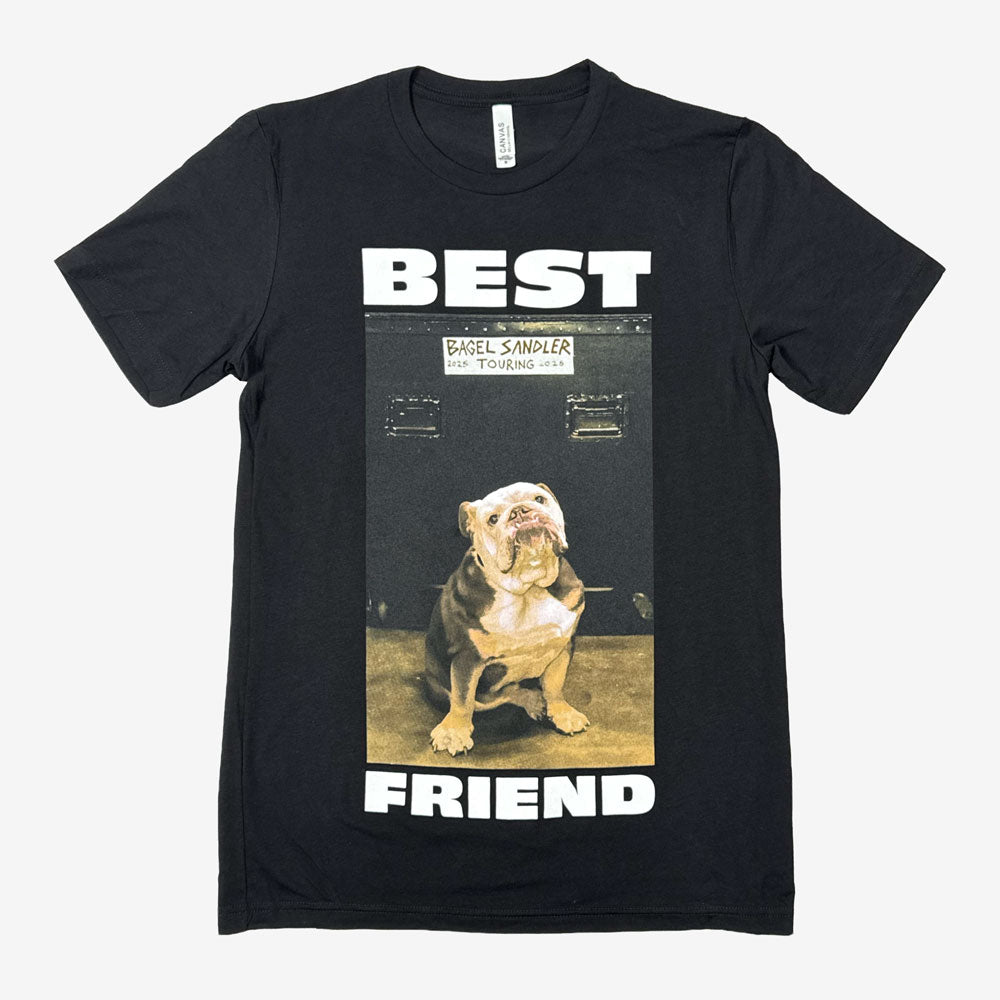 Adam Sandler Bagel Tee Black