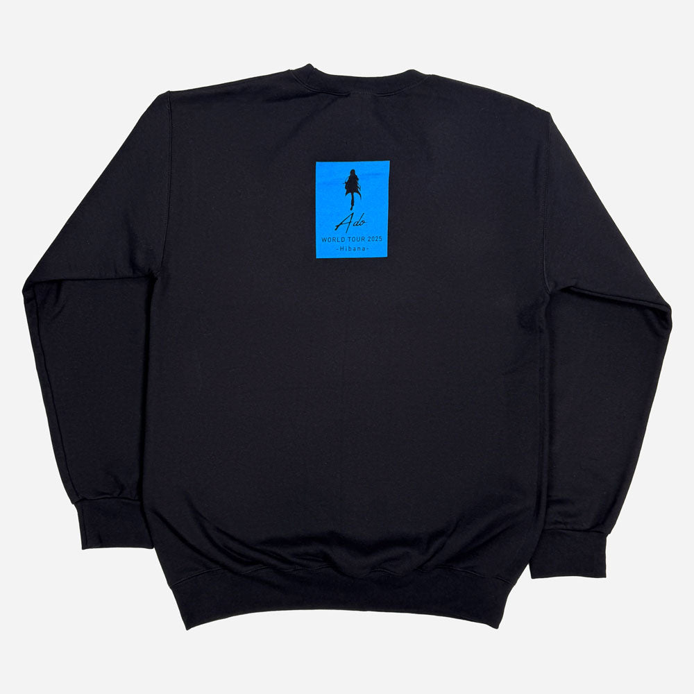 Ado Fashionable &quot;Hibana&quot; Crewneck Sweatshirt Back