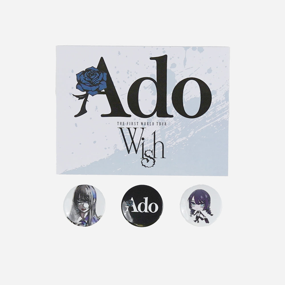 Ado 2024 Sticker and Badge Set