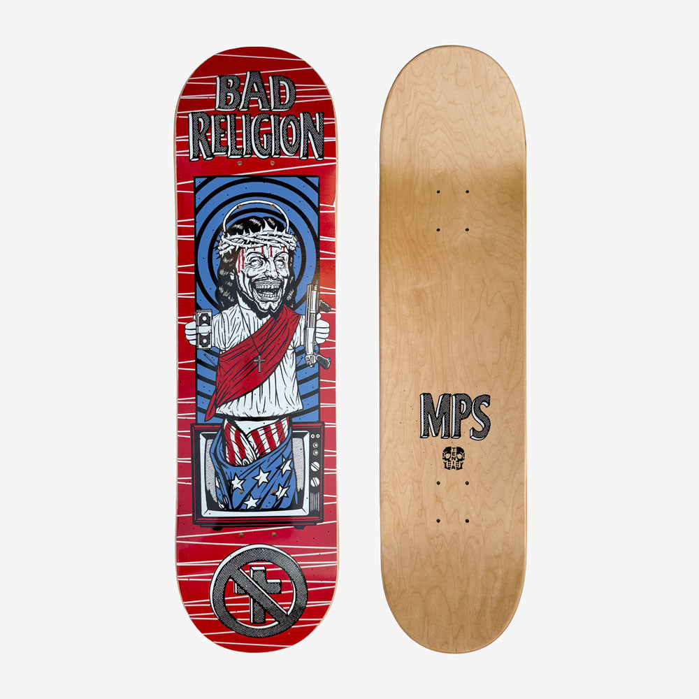 Bad Religion x MPS Skate Deck; official band merchandise