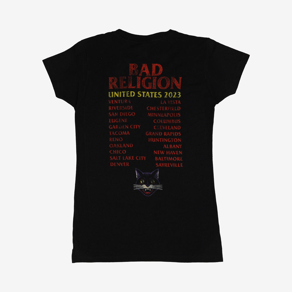 Bad Religion Buster Cat Women&#39;s Tee black