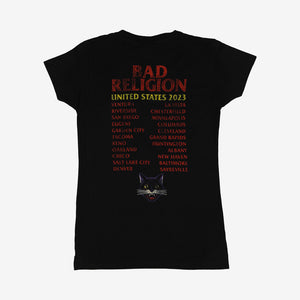 Bad Religion Buster Cat Women's Tee black