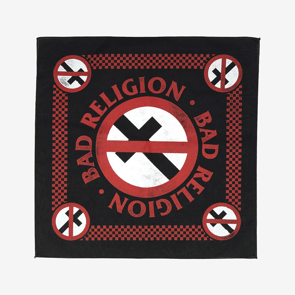 Bad Religion Checker Buster Bandana black