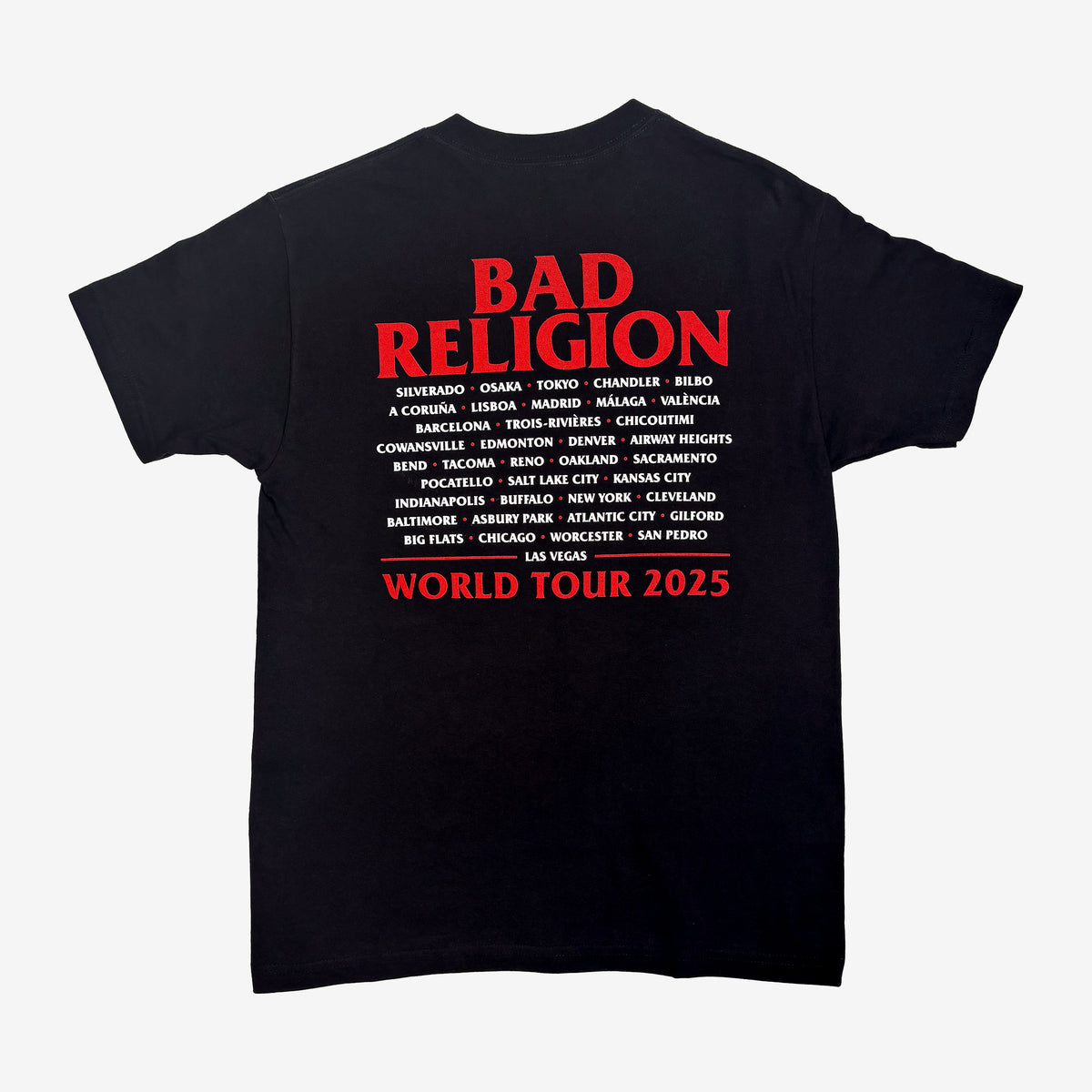 Bad Religion Classic Buster 2025 Tour Tee Back