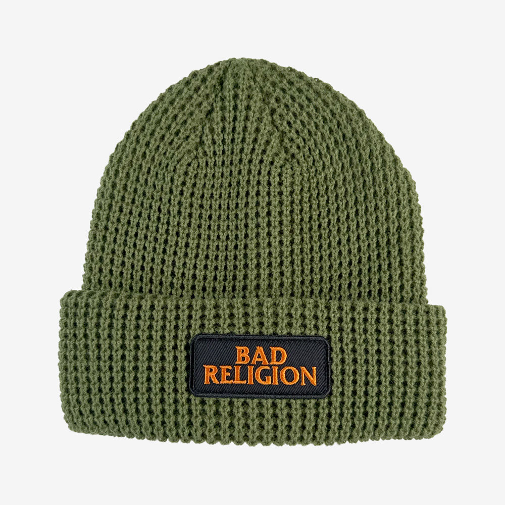 Bad Religion Classic Text Beanie Miitary