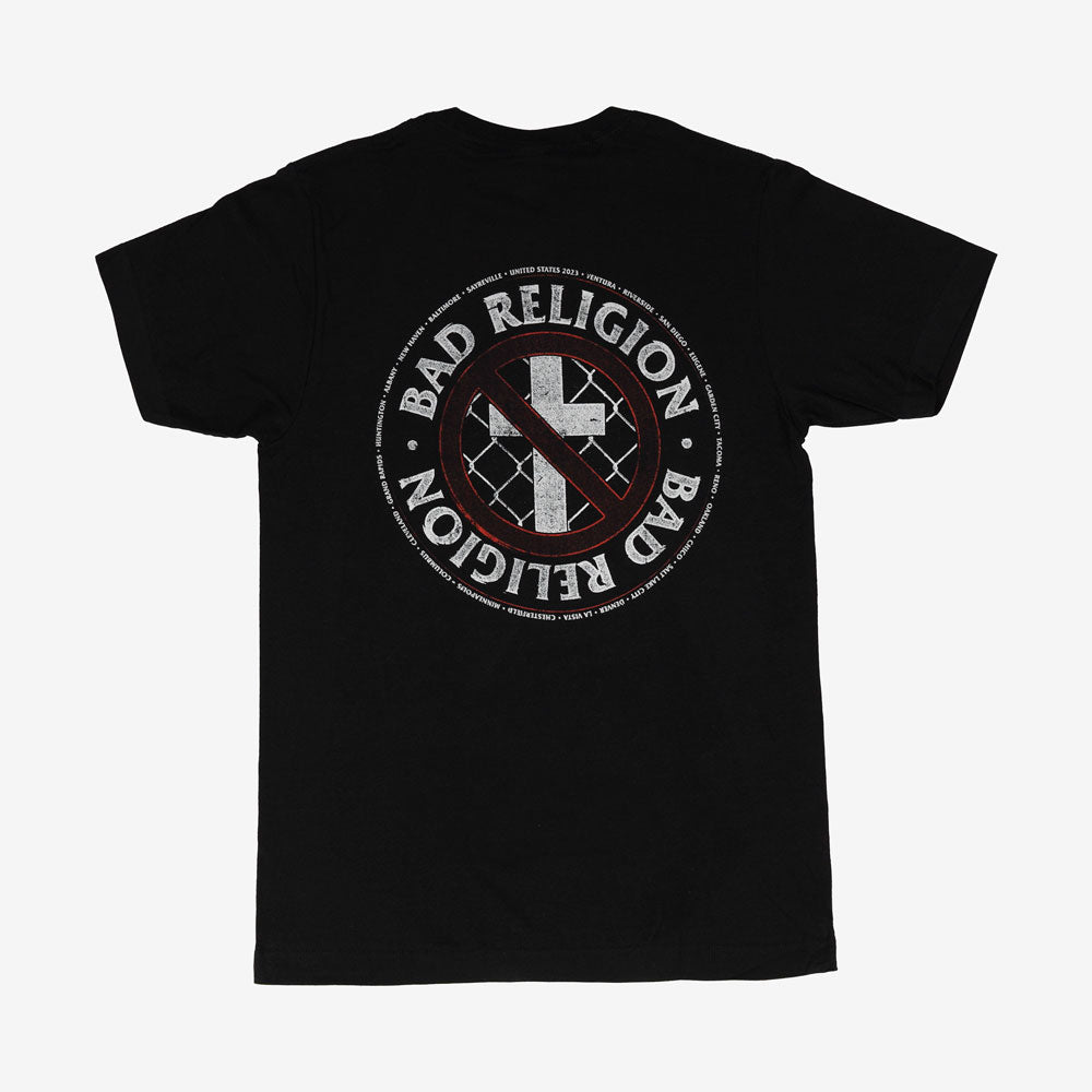Bad Religion Distortion Buster 2023 Tour Tee black