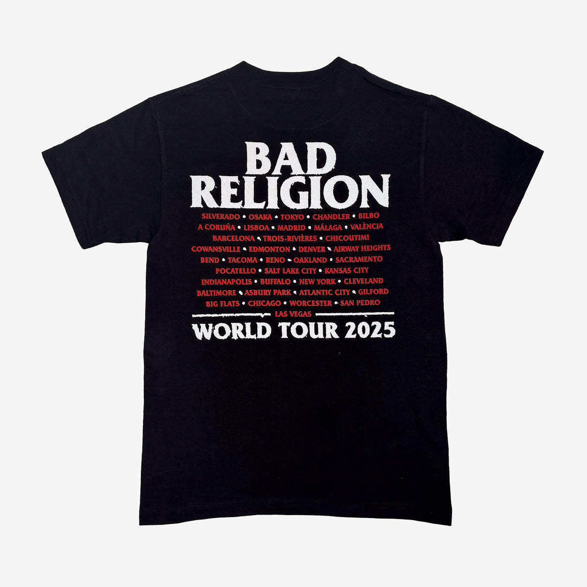Bad Religion Headwound Tour Tee Back