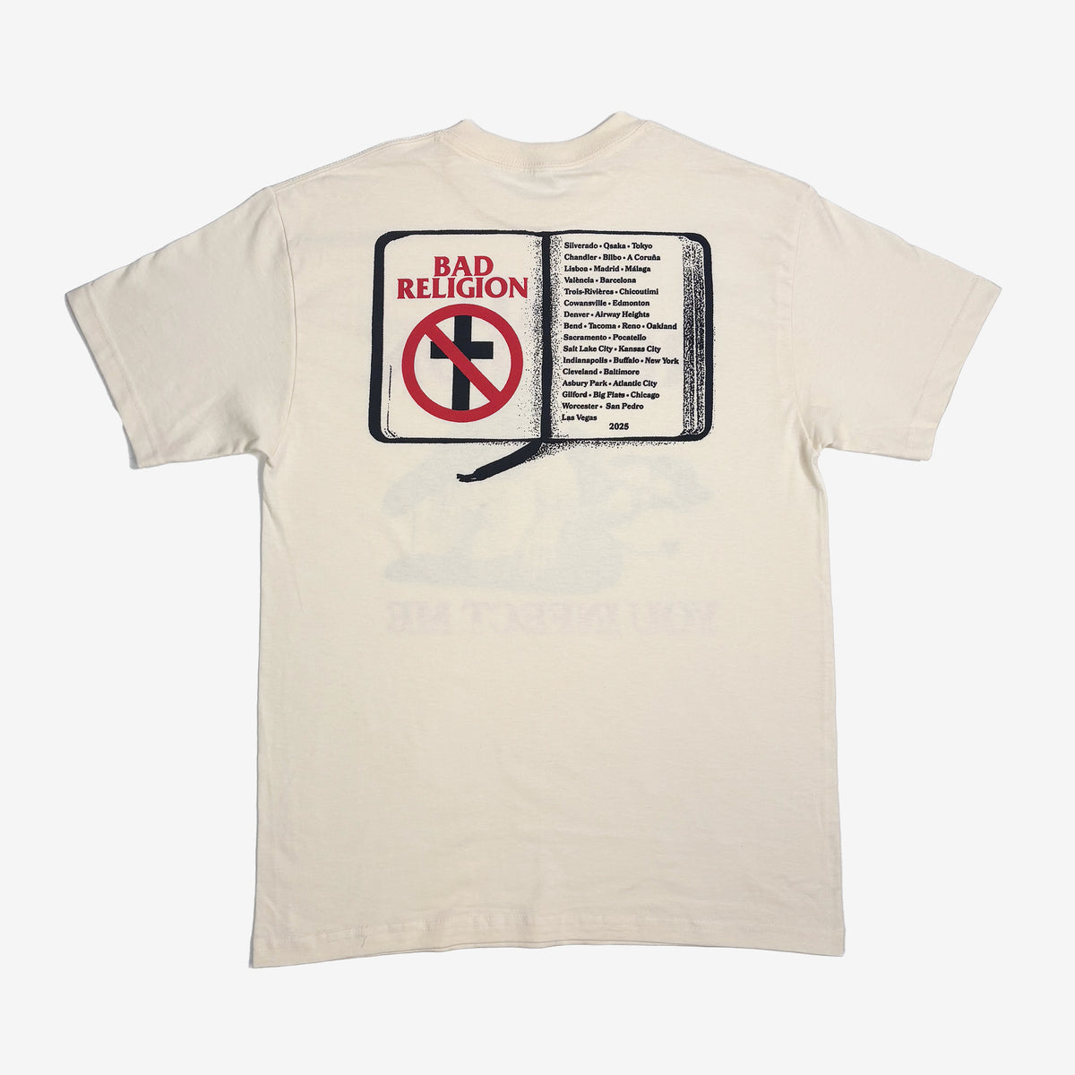 Bad Religion Infect Me Tour Tee Back