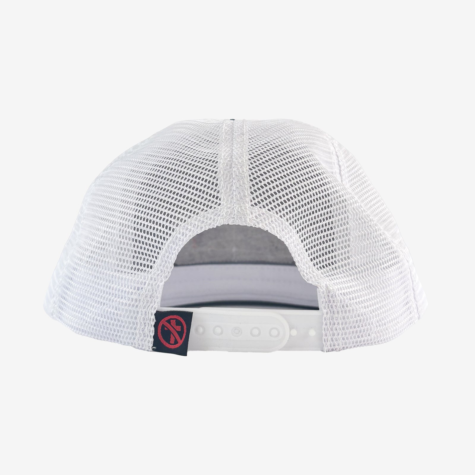 Bad Religion Text Trucker Hat Navy Front