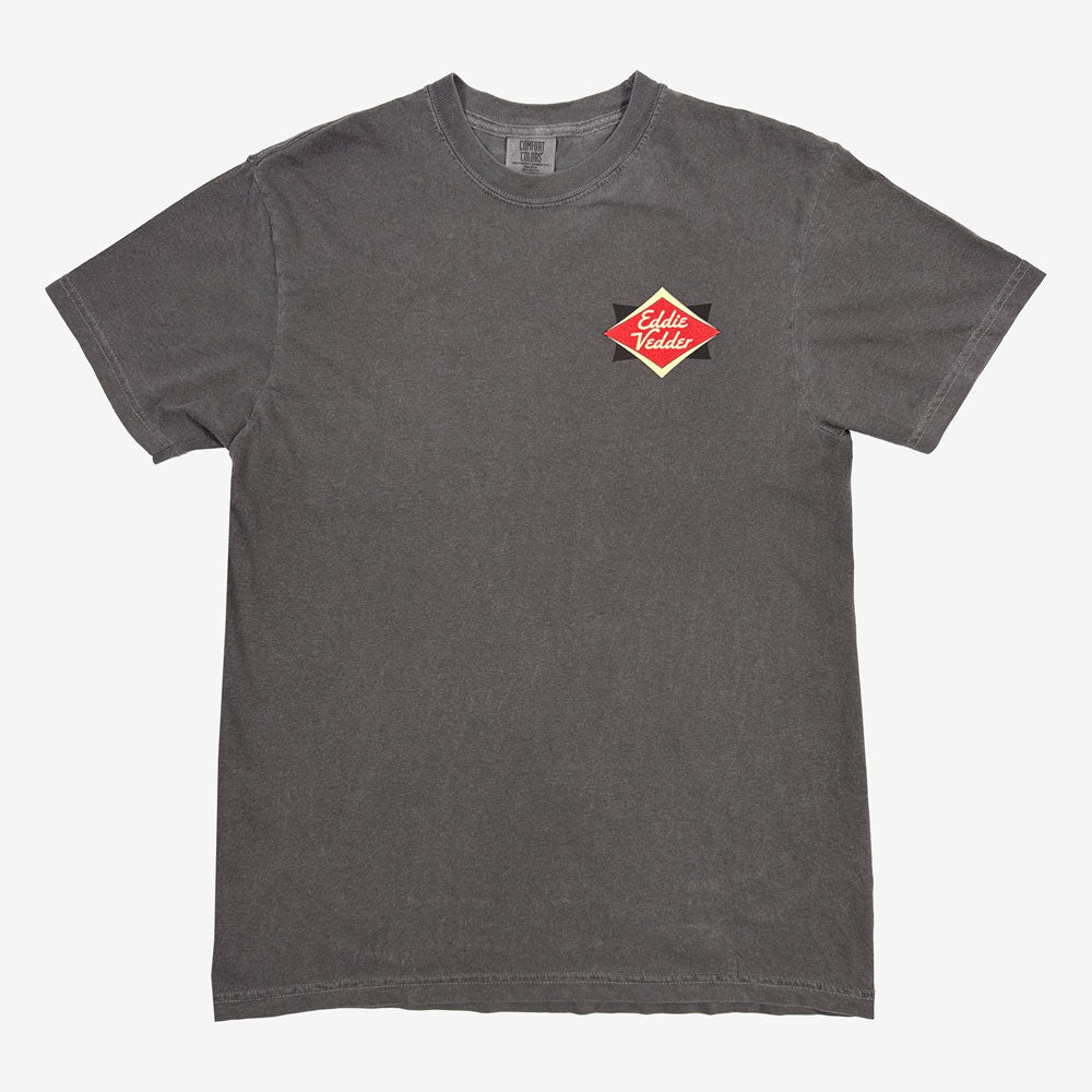 Eddie Vedder Longboard Tee - Faded Black