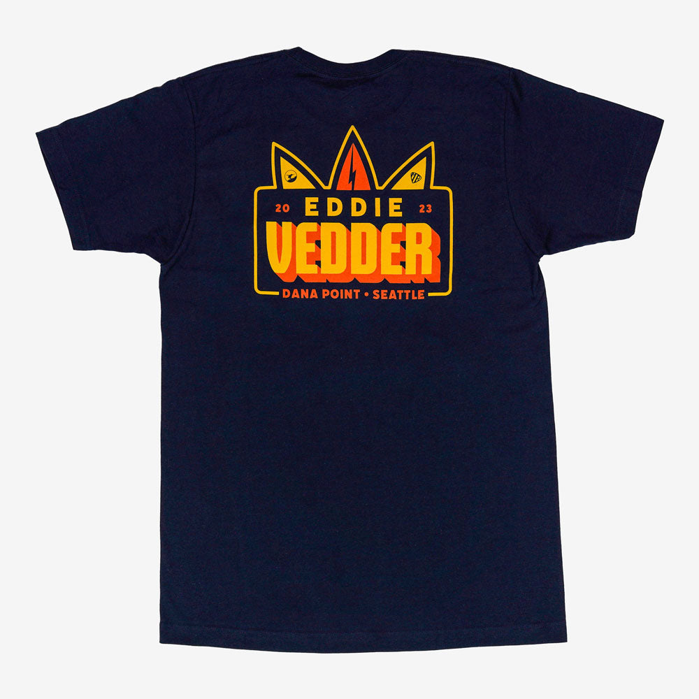 Eddie Vedder Thruster Tee Navy