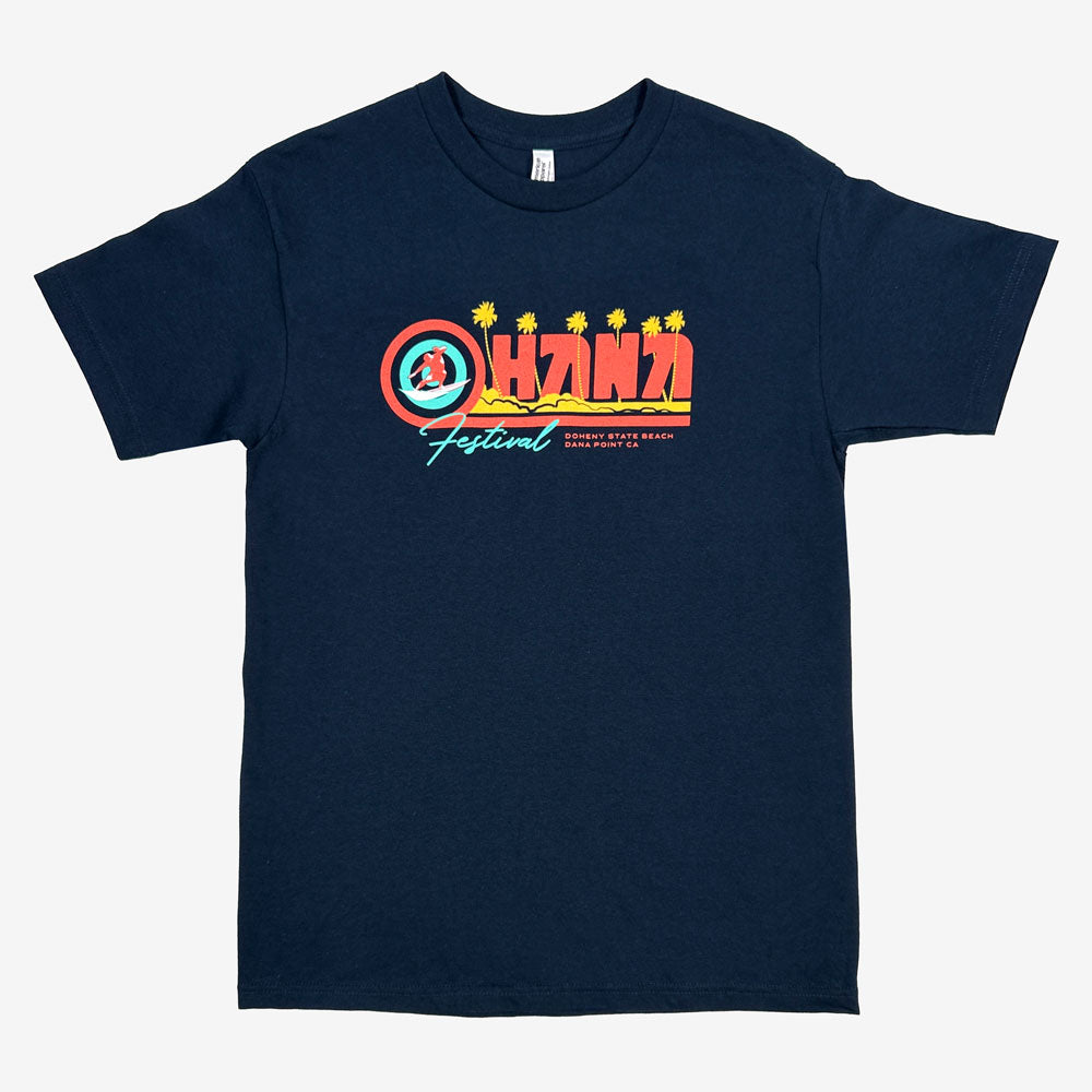 Ohana Festival 70s Surf Tee Front