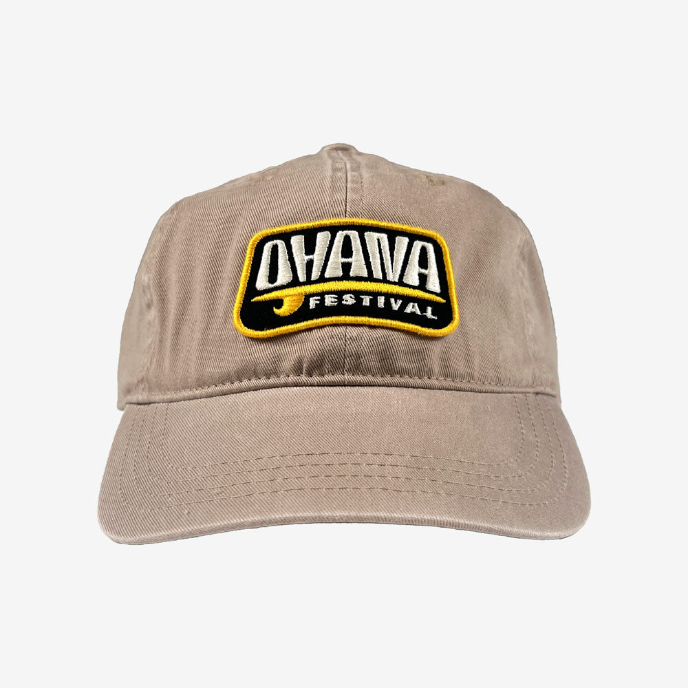 Ohana Festival Board Dad Hat Natural