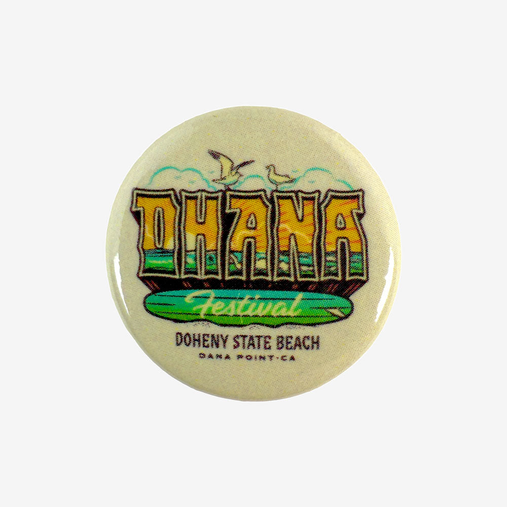 Ohana Festival Greetings Button