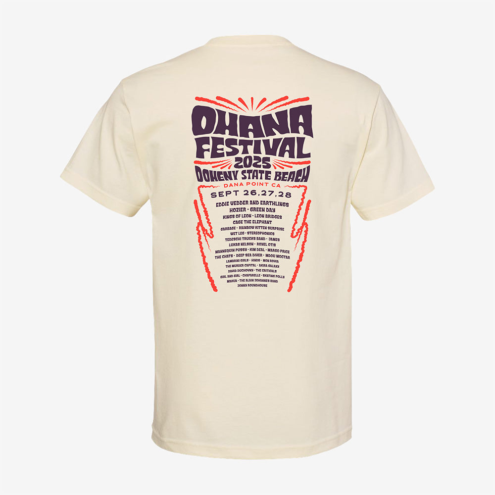 Ohana Festival Psychedelic Tee Front