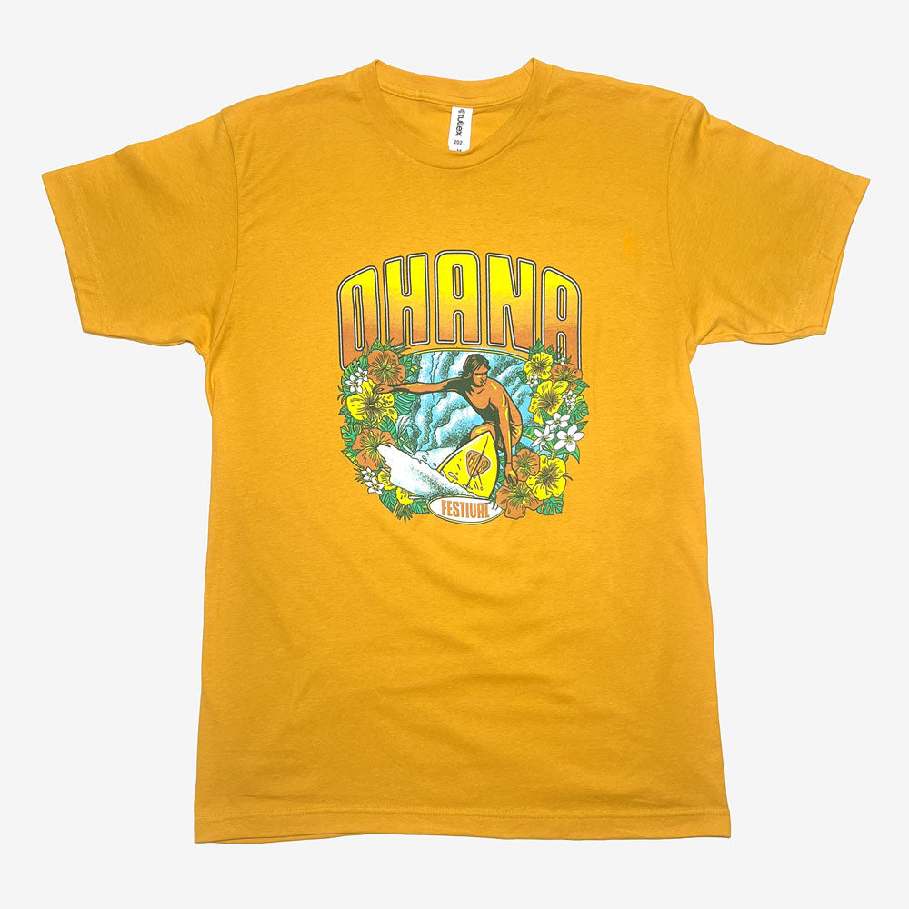 Ohana Festival Tropisurf Tee Ginger