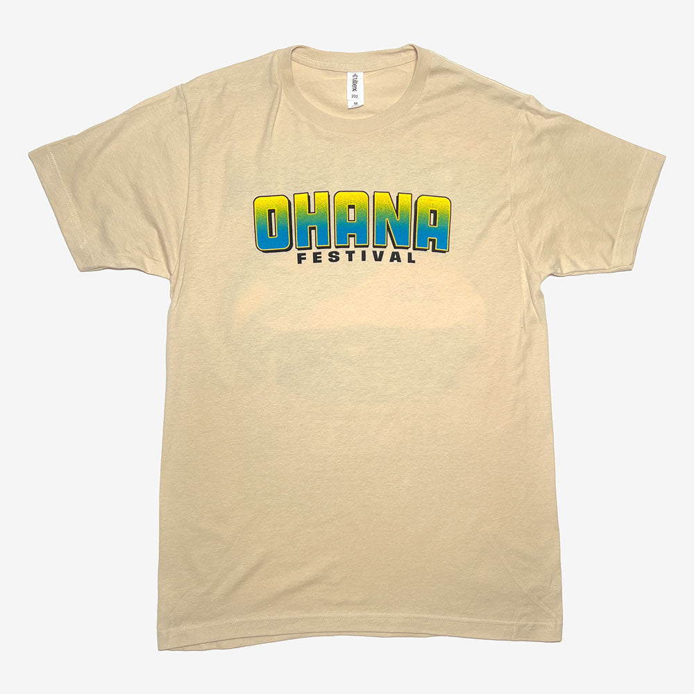 Ohana Festival Yellowfin Tee Sand