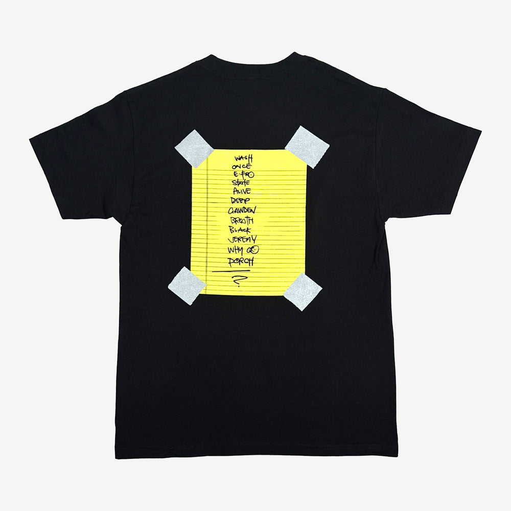 Pearl Jam stickman tee back print official merch by TSURT