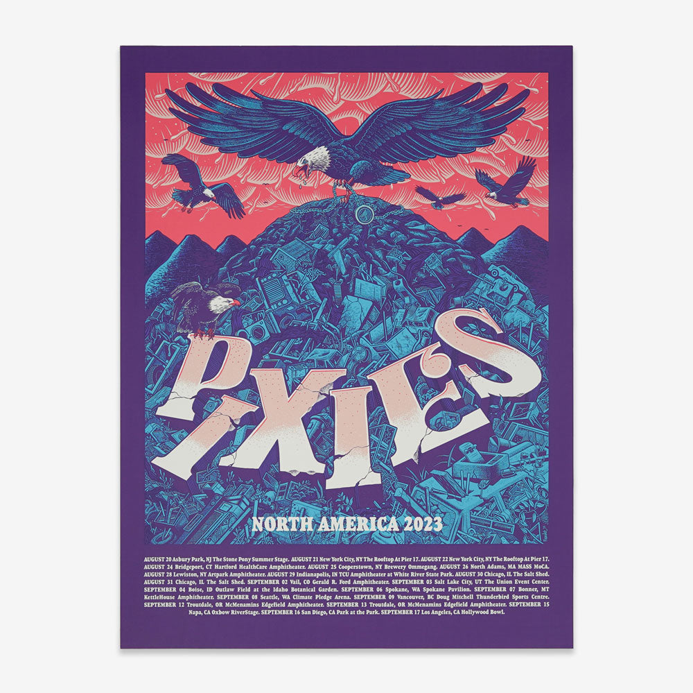 Pixies 2023 US Leg 3 Tour Poster