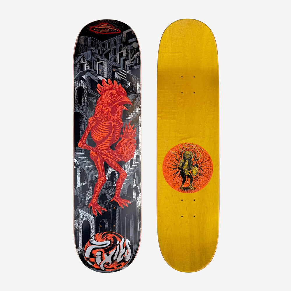 Pixies Chicken Skate Deck Front and Back; Official band merchandise