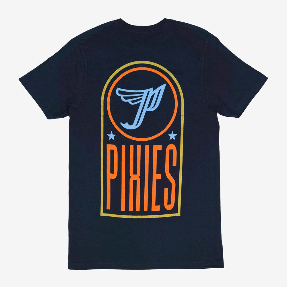 Pixies Arch P Tee Navy Front