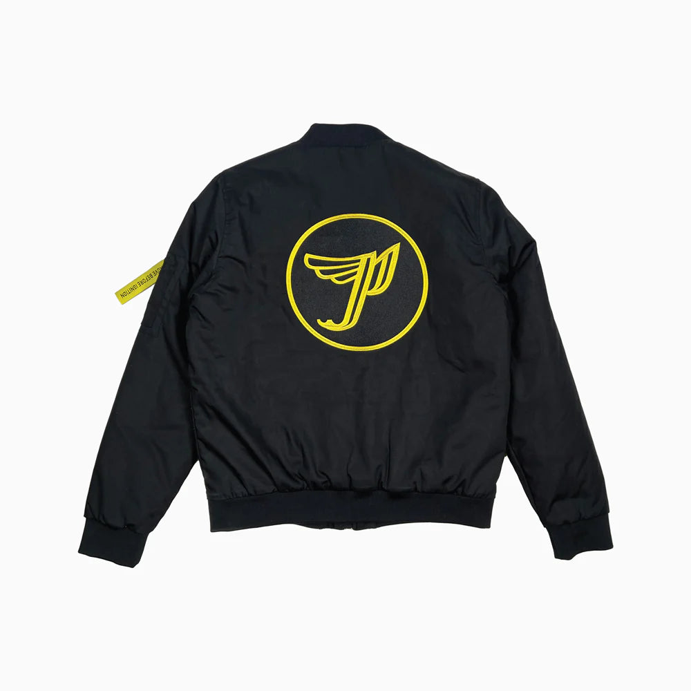 Pixies Circle P Bomber Jacket Black