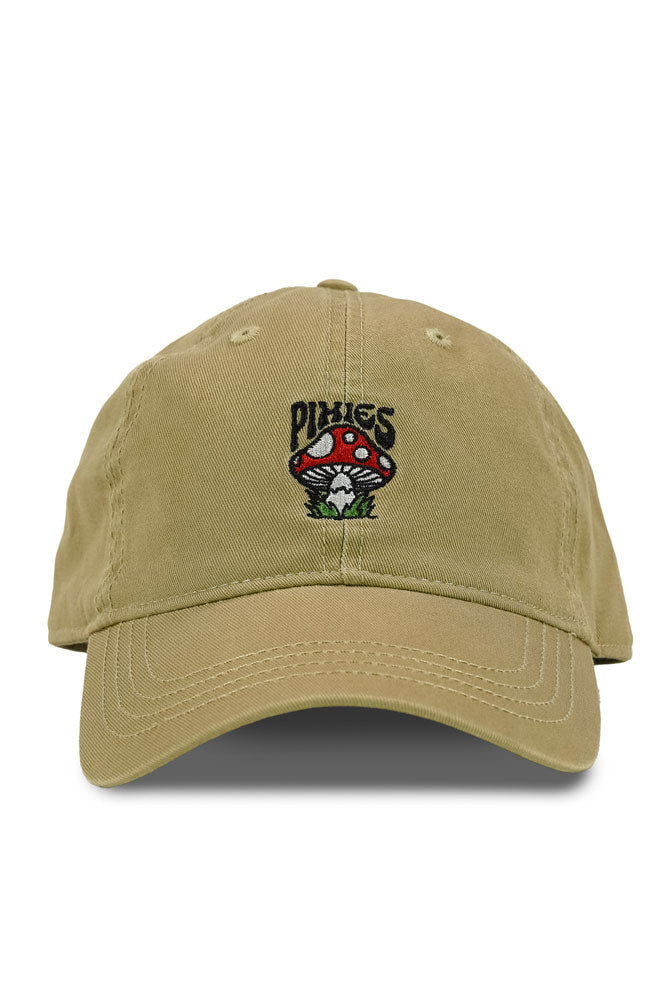 Pixies Mind Shroom Dad Hat Natural front