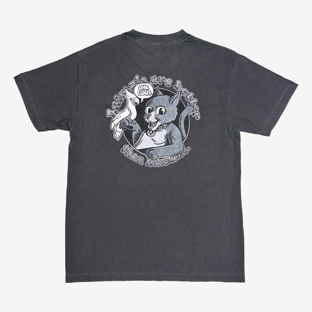 Ted & Herb One Love Tee Faded Black