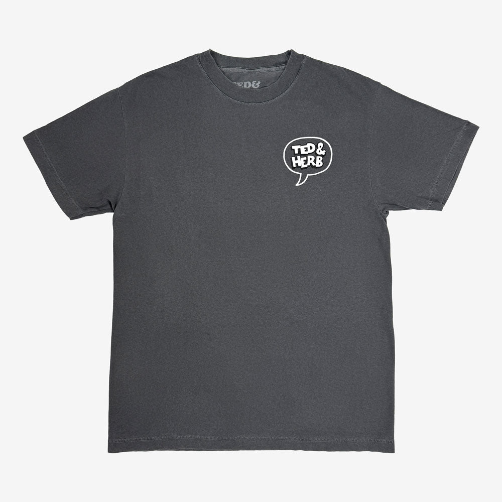 Ted & Herb One Love Tee Faded Black