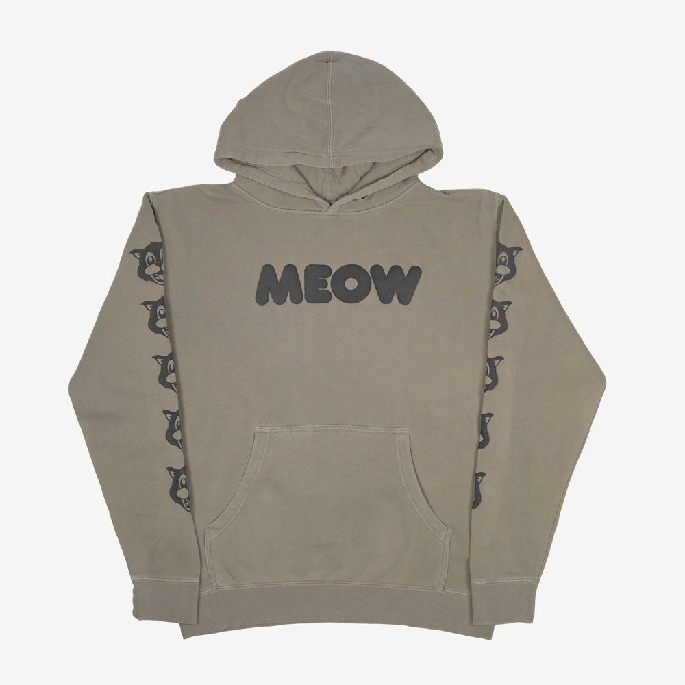 Ted & Herb Grey Meow Hoodie; official Ted & Herb merch by TSURT