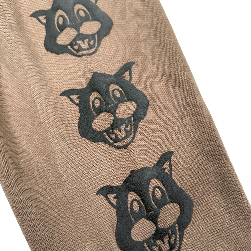 Clay Pullover with "MEOW" printed on the front; official Ted & Herb merch by TSURT
