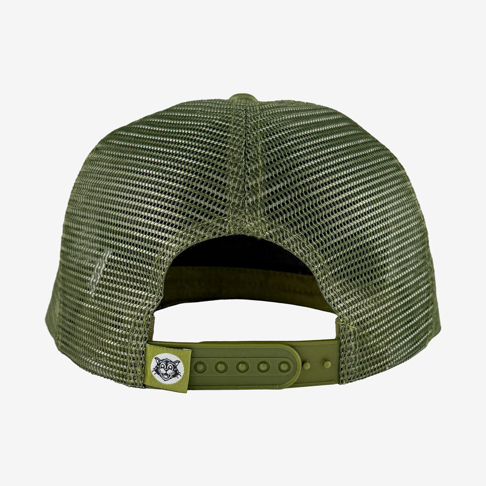 TSURT Meow Trucker Hat - Military