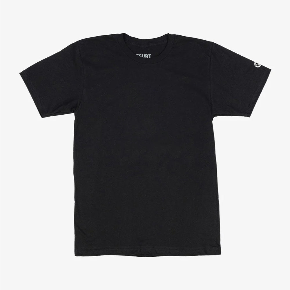 TSURT White Dot Tee Black