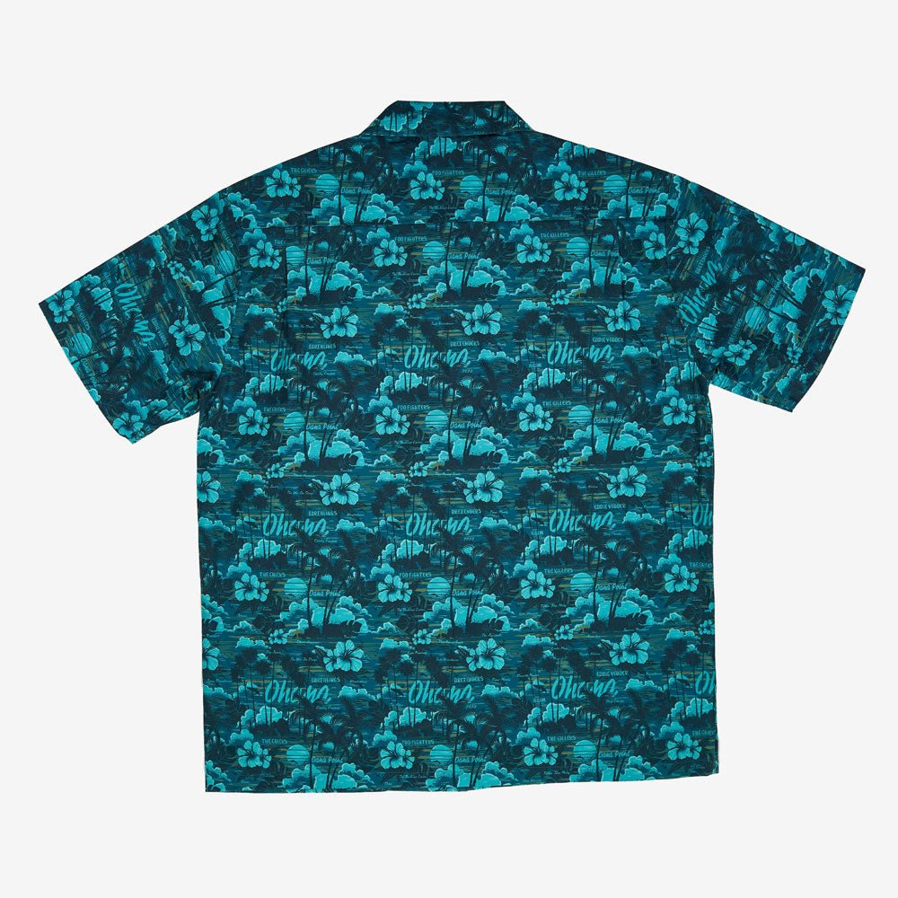 Men's Flower Hawaiian Shirt 100% Cotton Palestine