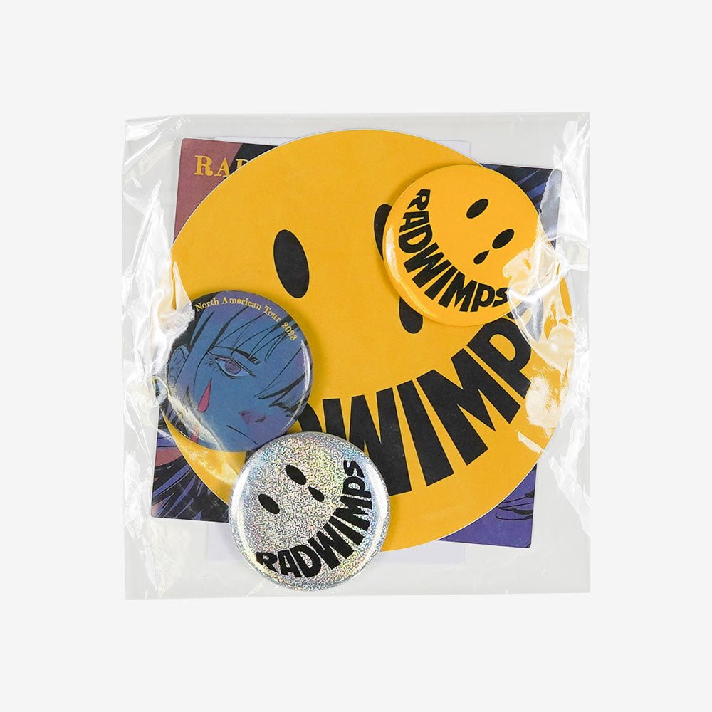 Radwimps Buttons &amp; Stickers Pack - TSURT